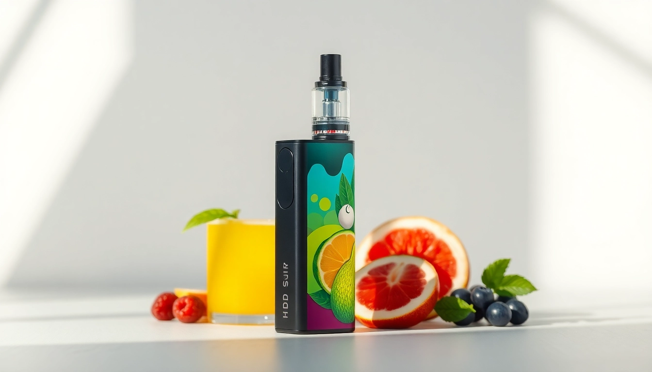 Find your favorite HQD Surv kaufen while showcasing the vibrant design of the vape.