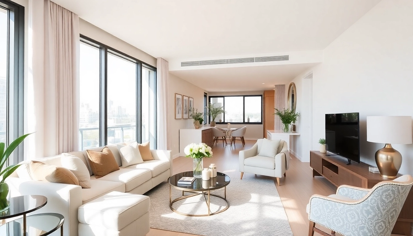 Gorgeous living room showcasing the spaciousness of a Margaret Drive condo with stylish decor.