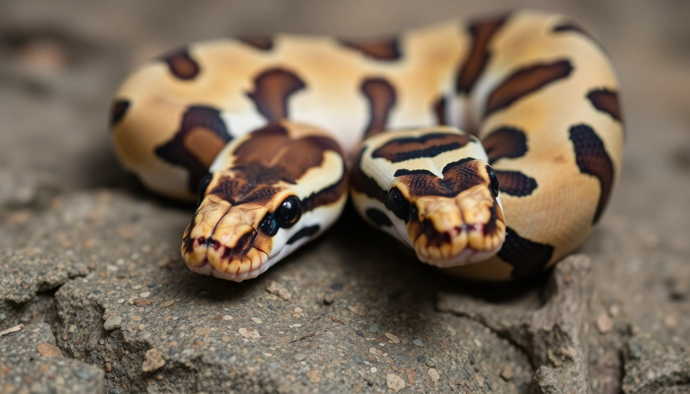 Showcase a panda pied ball python for sale with striking color patterns and unique features.