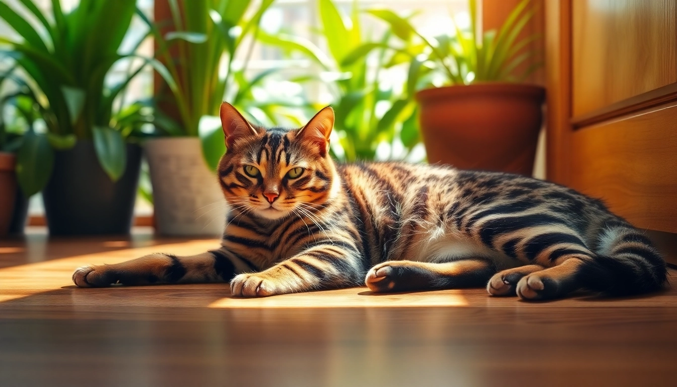 Registered Bengal Breeder showcasing a beautiful Bengal cat with stunning rosettes and bright eyes.